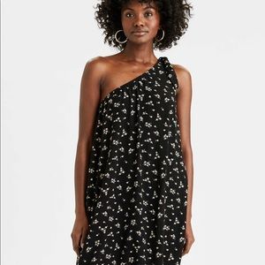 American Eagle one shoulder shift dress